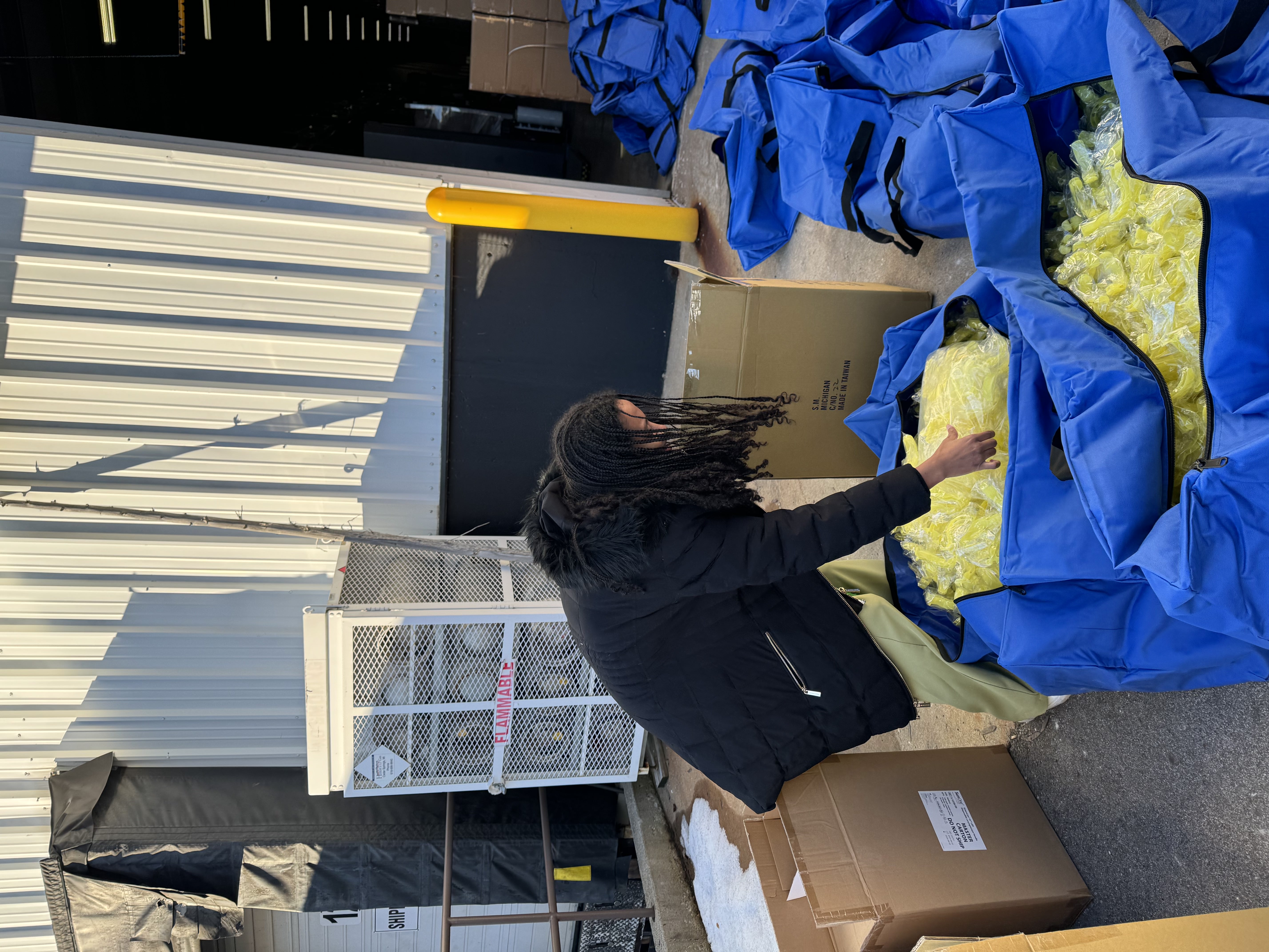 Nigeria Donation - Medical supplies preparation