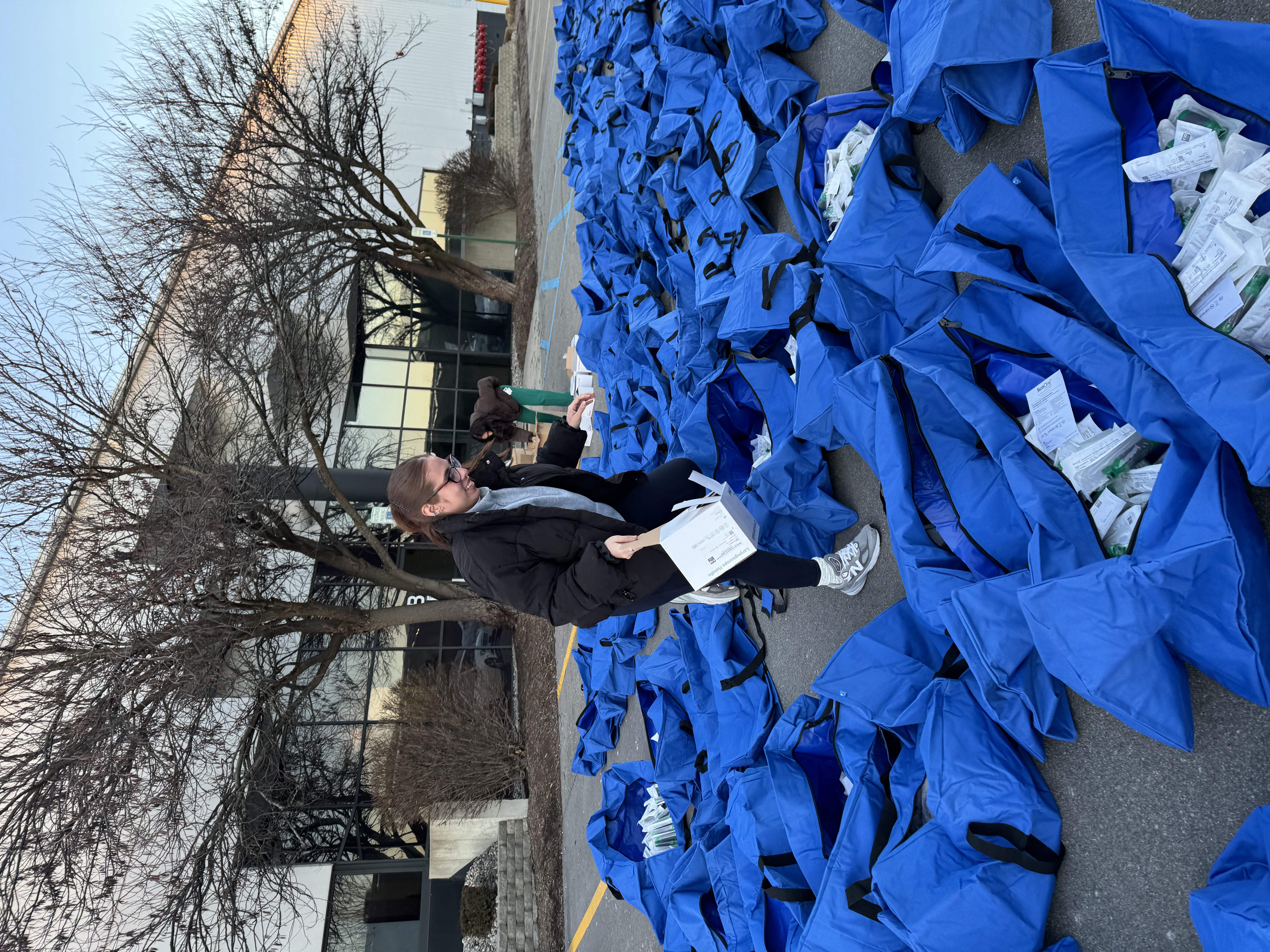 Nigeria Donation - Medical equipment packaging