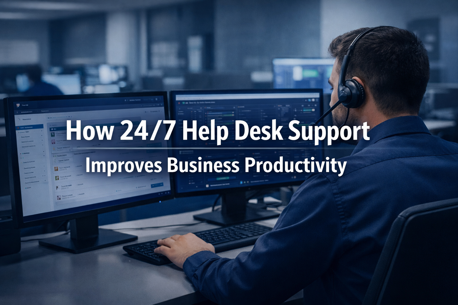 How 24/7 Help Desk Support Improves Business Productivity